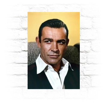 Sean Connery Metal Wall Art