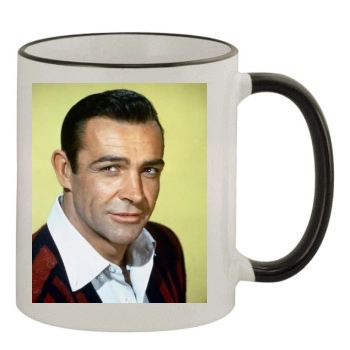 Sean Connery 11oz Colored Rim & Handle Mug