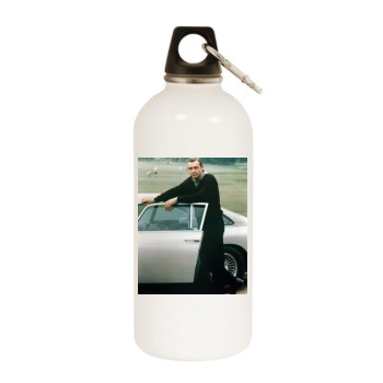 Sean Connery White Water Bottle With Carabiner