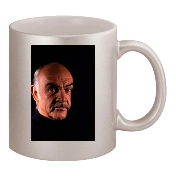 Sean Connery 11oz Metallic Silver Mug