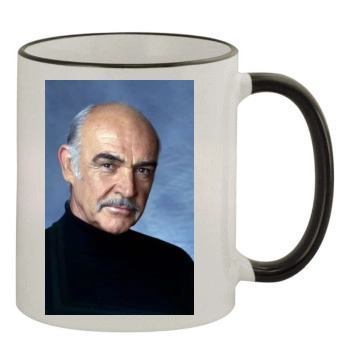 Sean Connery 11oz Colored Rim & Handle Mug