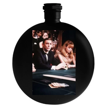 Sean Connery Round Flask