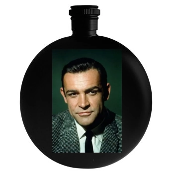 Sean Connery Round Flask