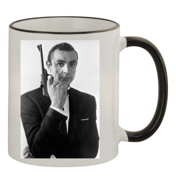 Sean Connery 11oz Colored Rim & Handle Mug