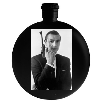 Sean Connery Round Flask