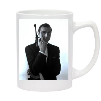 Sean Connery 14oz White Statesman Mug