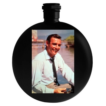 Sean Connery Round Flask