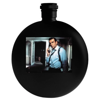 Sean Connery Round Flask