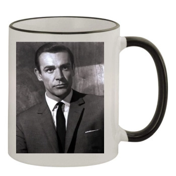 Sean Connery 11oz Colored Rim & Handle Mug