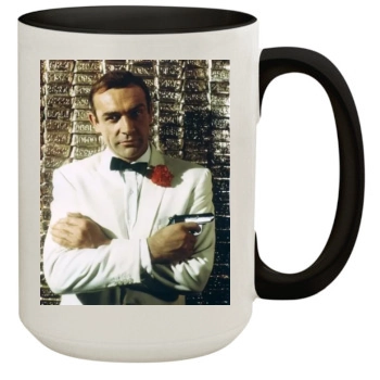 Sean Connery 15oz Colored Inner & Handle Mug