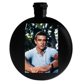 Sean Connery Round Flask