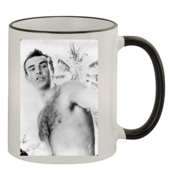 Sean Connery 11oz Colored Rim & Handle Mug