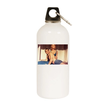 Sean Connery White Water Bottle With Carabiner