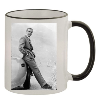 Sean Connery 11oz Colored Rim & Handle Mug