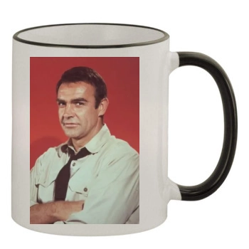 Sean Connery 11oz Colored Rim & Handle Mug