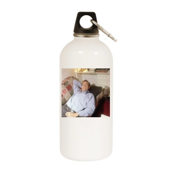 Sean Connery White Water Bottle With Carabiner