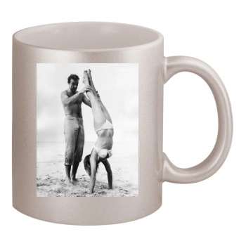 Sean Connery 11oz Metallic Silver Mug