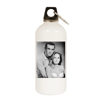 Sean Connery White Water Bottle With Carabiner