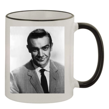 Sean Connery 11oz Colored Rim & Handle Mug