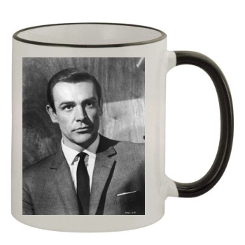 Sean Connery 11oz Colored Rim & Handle Mug