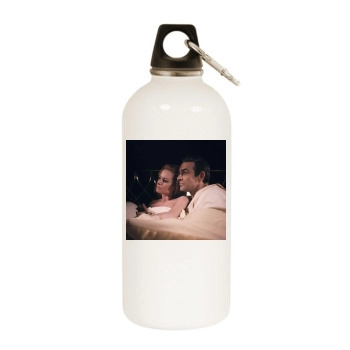 Sean Connery White Water Bottle With Carabiner