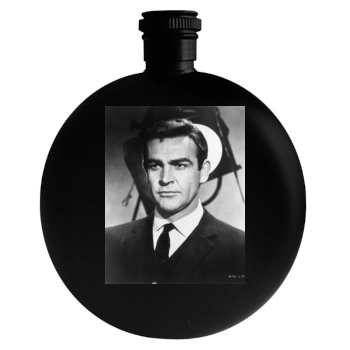 Sean Connery Round Flask