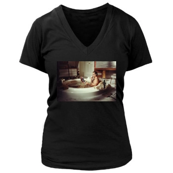 Sean Connery Women's Deep V-Neck TShirt