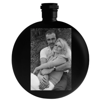 Sean Connery Round Flask