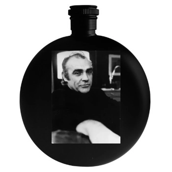 Sean Connery Round Flask