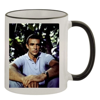 Sean Connery 11oz Colored Rim & Handle Mug