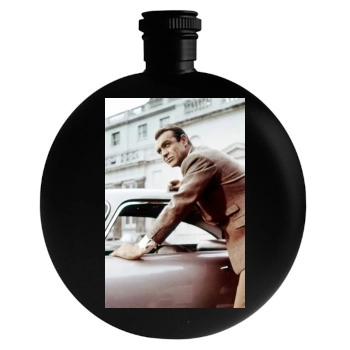 Sean Connery Round Flask