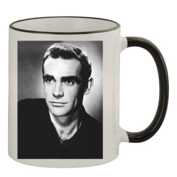 Sean Connery 11oz Colored Rim & Handle Mug