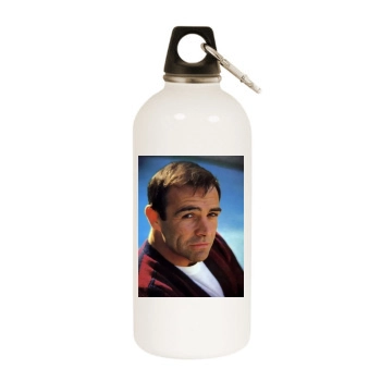 Sean Connery White Water Bottle With Carabiner