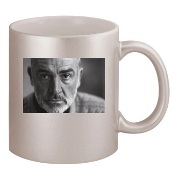 Sean Connery 11oz Metallic Silver Mug