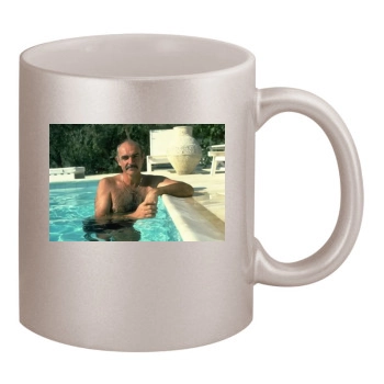 Sean Connery 11oz Metallic Silver Mug