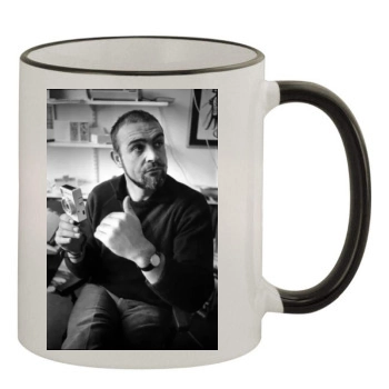 Sean Connery 11oz Colored Rim & Handle Mug