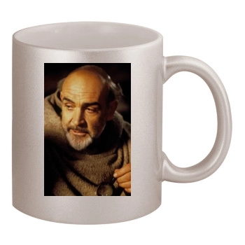 Sean Connery 11oz Metallic Silver Mug