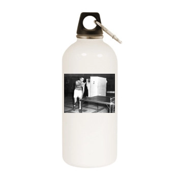 Sean Connery White Water Bottle With Carabiner