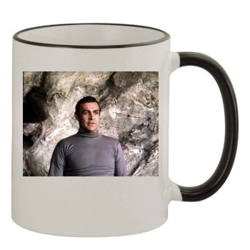 Sean Connery 11oz Colored Rim & Handle Mug