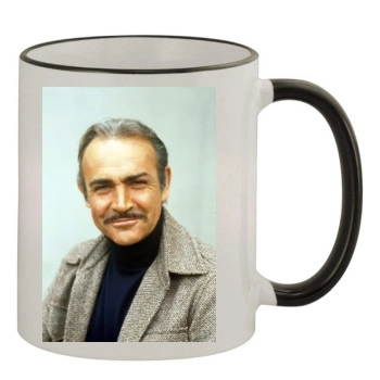 Sean Connery 11oz Colored Rim & Handle Mug