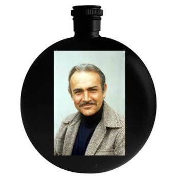 Sean Connery Round Flask