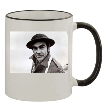 Sean Connery 11oz Colored Rim & Handle Mug