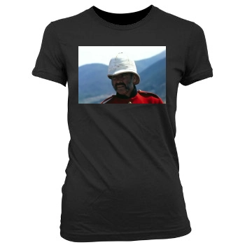 Sean Connery Women's Junior Cut Crewneck T-Shirt