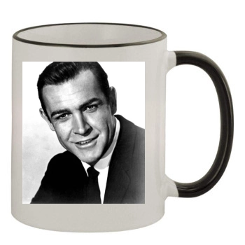 Sean Connery 11oz Colored Rim & Handle Mug