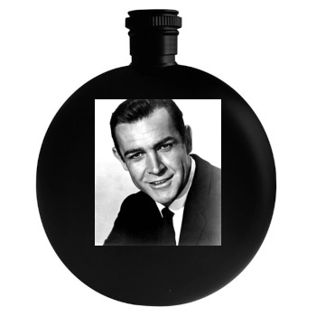 Sean Connery Round Flask