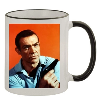 Sean Connery 11oz Colored Rim & Handle Mug