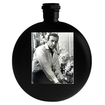 Sean Connery Round Flask