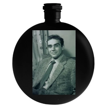 Sean Connery Round Flask