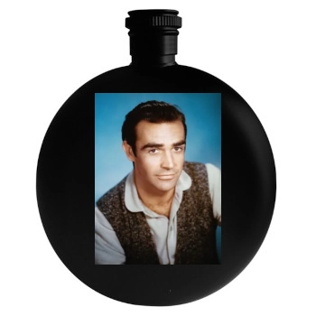 Sean Connery Round Flask