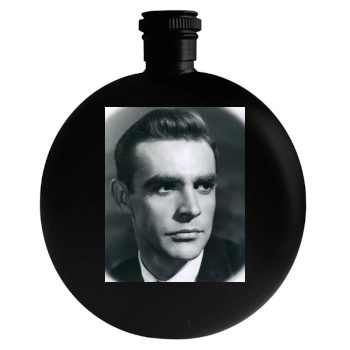 Sean Connery Round Flask